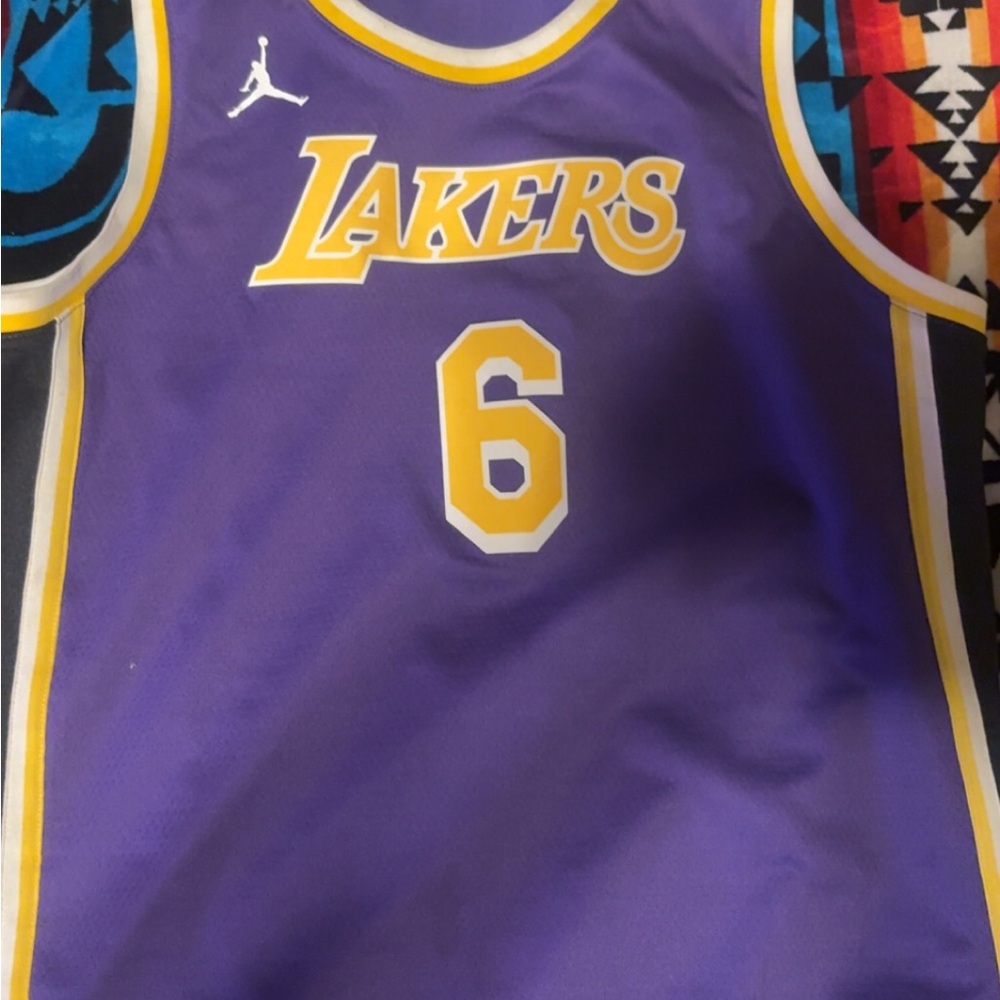 NBA Lakers Purple Jersey